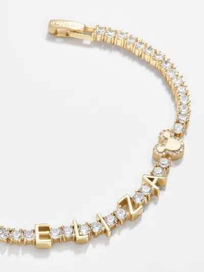 Baublebar Disney Custom Tennis Bracelet In Gold