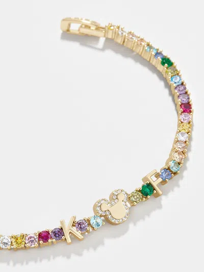 Baublebar Disney Custom Tennis Bracelet In Gold