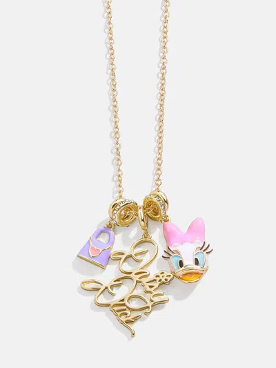 Baublebar Disney Daisy Duck Cluster Charm Necklace In Gold