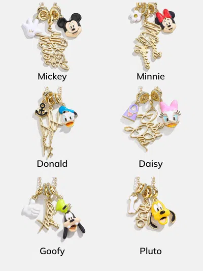 Baublebar Disney Daisy Duck Cluster Charm Necklace In Gold