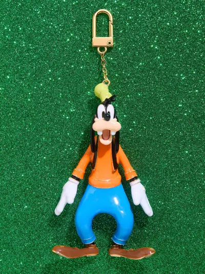 Baublebar Disney Goofy Classic Enamel Bag Charm In Gold