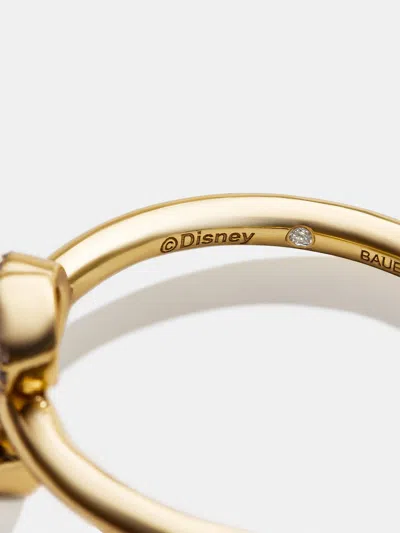 Baublebar Disney Mickey Mouse 18k Gold Plated Sterling Silver Hoop Earrings In Gold