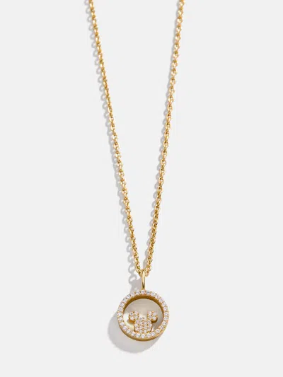 Baublebar Disney Mickey Mouse 18k Gold Plated Sterling Silver Outline Pendant Necklace In Gold