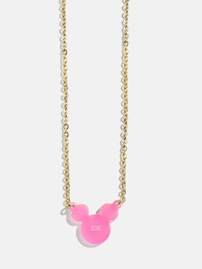 Baublebar Disney Mickey Mouse Acrylic Custom Necklace In Gold