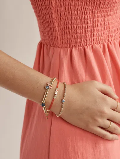 Baublebar Disney Mickey Mouse Americana Charm Bracelet In Gold