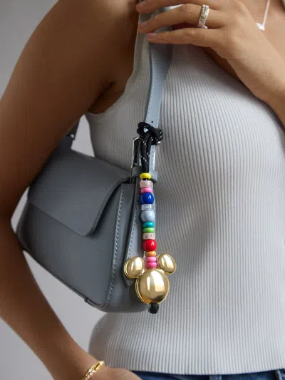 Baublebar Disney Mickey Mouse Beaded Bag Charm In Multi