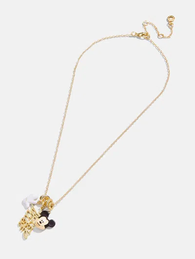 Baublebar Disney Mickey Mouse Cluster Charm Necklace In Gold