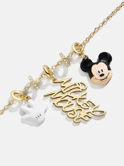 Baublebar Disney Mickey Mouse Cluster Charm Necklace In Gold