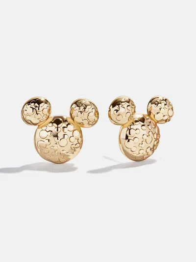 Baublebar Disney Mickey Mouse Domed Earrings In Gold