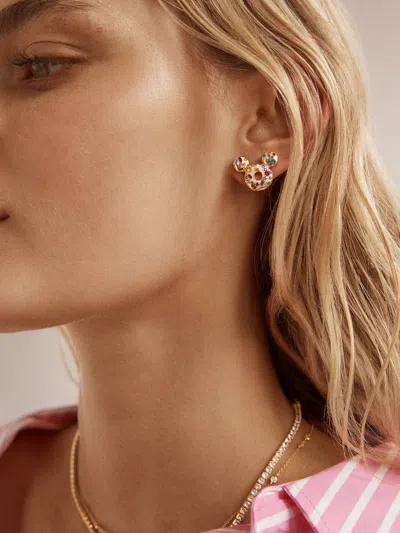 Baublebar Disney Mickey Mouse Donut Earrings In Multi