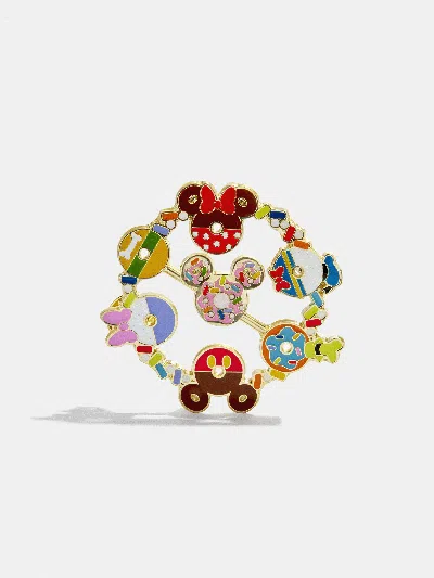 Baublebar Disney Mickey Mouse Donut Pin In Multi