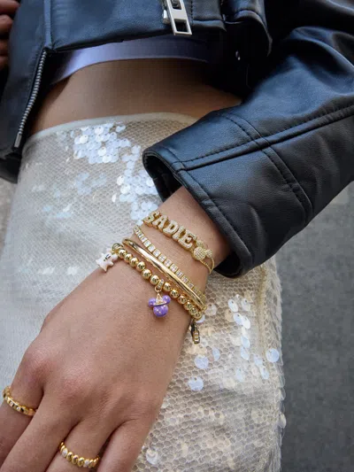 Baublebar Disney Mickey Mouse Halloween Charm Bracelet In Gold