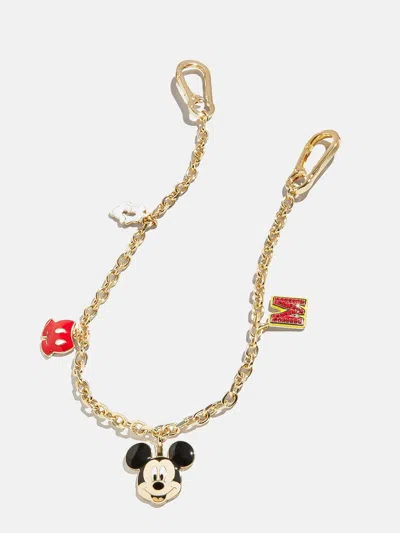Baublebar Disney Mickey Mouse Motif Bag Charm In Gold