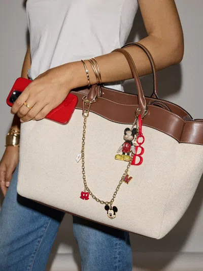 Baublebar Disney Mickey Mouse Motif Bag Charm In Gold