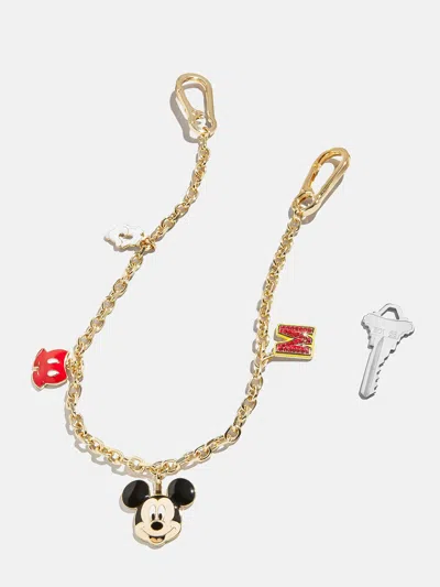 Baublebar Disney Mickey Mouse Motif Bag Charm In Gold