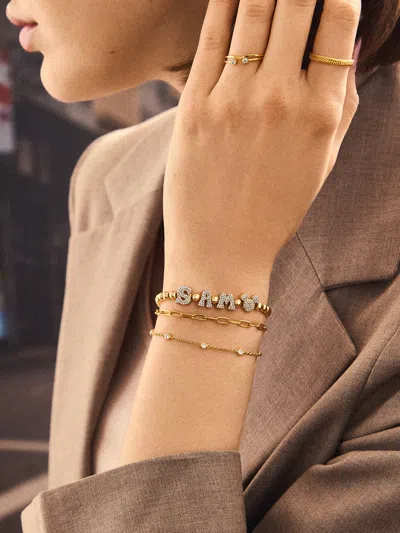 Baublebar Disney Mickey Mouse Pisa Custom Bracelet In Gold