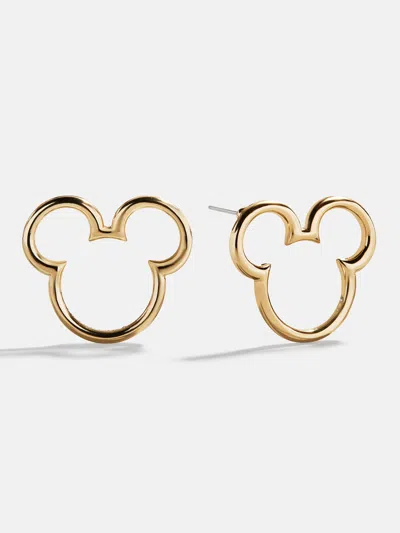 Baublebar Disney Mickey Mouse Puffy Studs In Gold