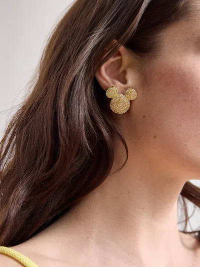 Baublebar Disney Mickey Mouse Spiral Earrings In Gold