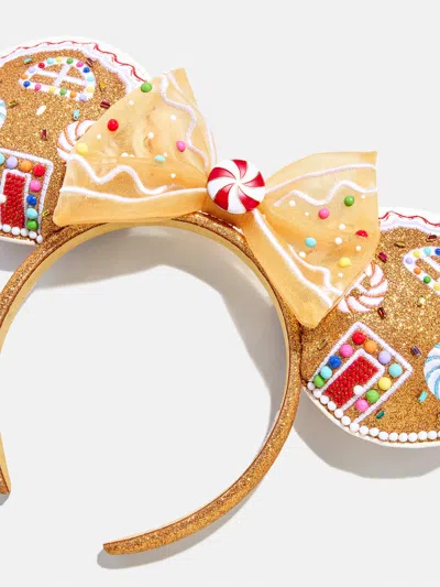 Baublebar Disney Minnie Mouse Gingerbread Ears Headband In Yellow