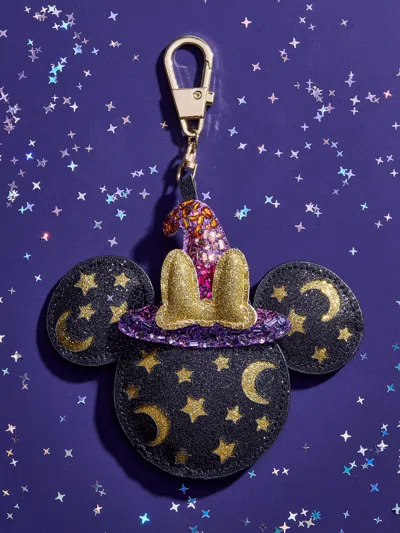 Baublebar Disney Minnie Mouse Halloween Witch Puff Bag Charm In Black