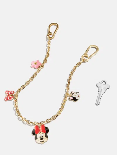 Baublebar Disney Minnie Mouse Motif Bag Charm In Gold