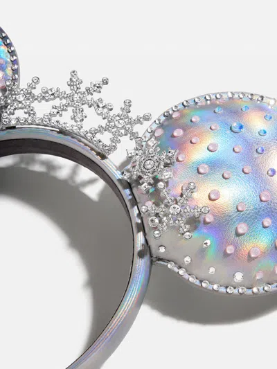 Baublebar Disney Minnie Mouse Snowflake Ears Headband In Metallic