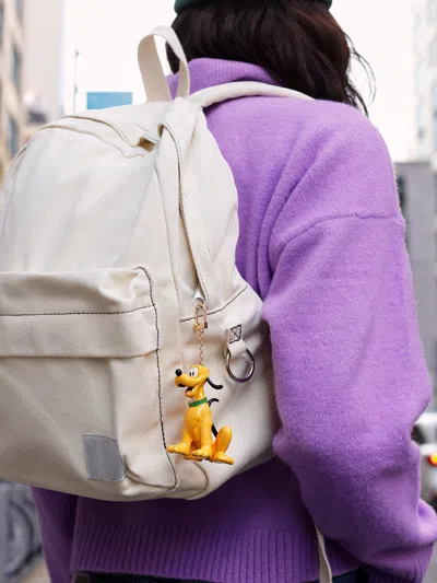 Baublebar Disney Pluto Classic Enamel Bag Charm In Yellow