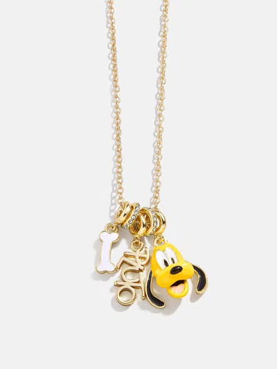 Baublebar Disney Pluto Cluster Charm Necklace In Gold