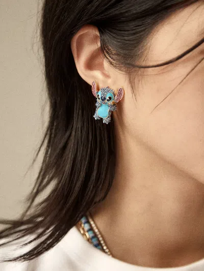 Baublebar Disney Stitch Statement Stud Earrings In Blue