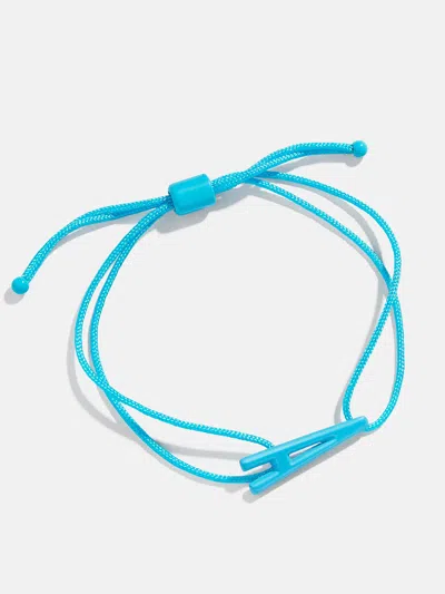 Baublebar East West Initial Cord Bracelet In Blue