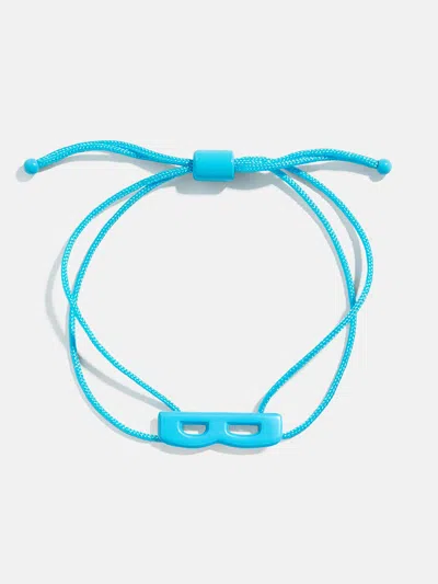 Baublebar East West Initial Cord Bracelet In Blue