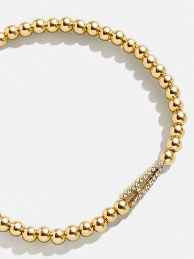 Baublebar East West Initial Pisa Bracelet In Gold
