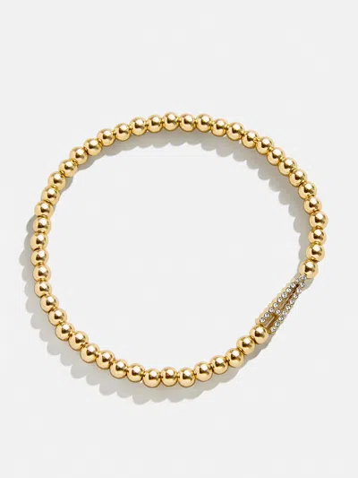 Baublebar East West Initial Pisa Bracelet In Gold