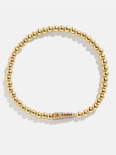Baublebar East West Initial Pisa Bracelet In Gold