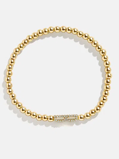 Baublebar East West Initial Pisa Bracelet In Gold