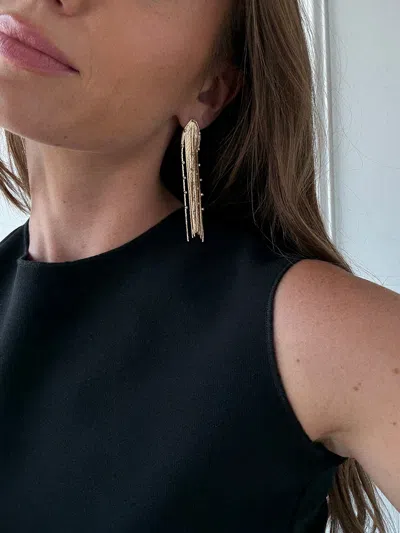 Baublebar Elektra Fringe Earrings In Gold