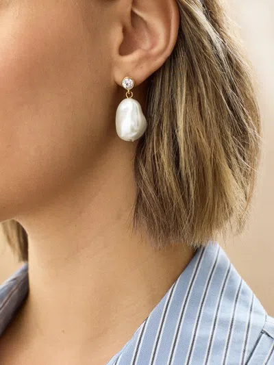 Baublebar Elizabeth Earrings In White