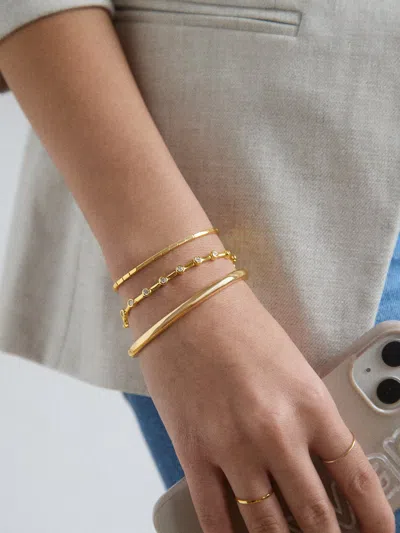 Baublebar Eve 18k Gold Tennis Bracelet In Gold