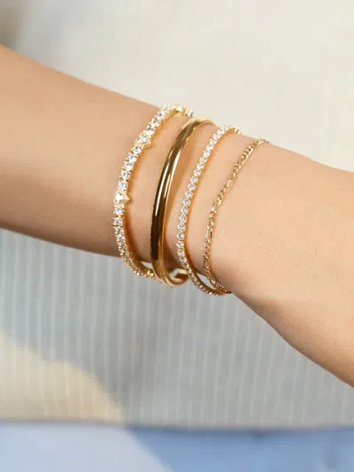 Baublebar Figaro 18k Gold Bracelet In Gold