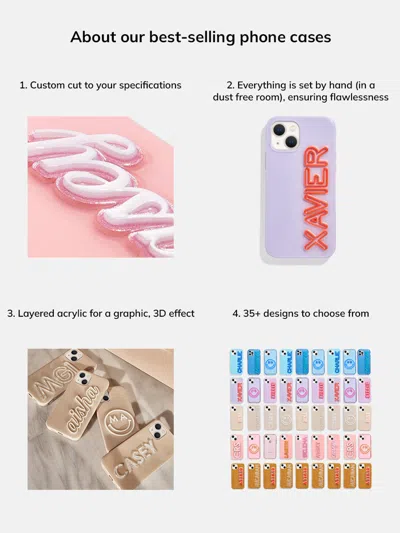 Baublebar Fine Line Custom Iphone Case In Pink