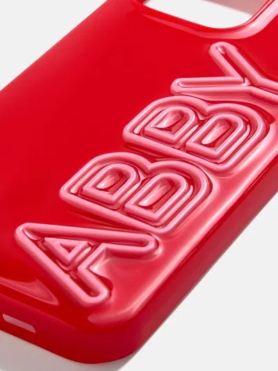 Baublebar Fine Line Custom Iphone Case In Red