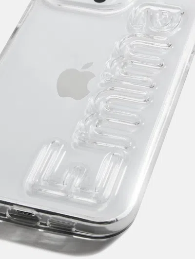 Baublebar Fine Line Custom Iphone Case In Transparent