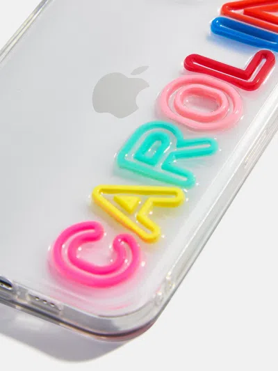 Baublebar Fine Line Custom Iphone Case In White