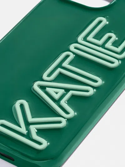 Baublebar Fine Line Custom Iphone Case In Green