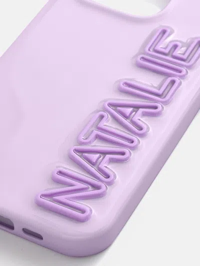Baublebar Fine Line Custom Iphone Case In Purple