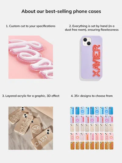 Baublebar Fine Line Custom Iphone Case In Pink
