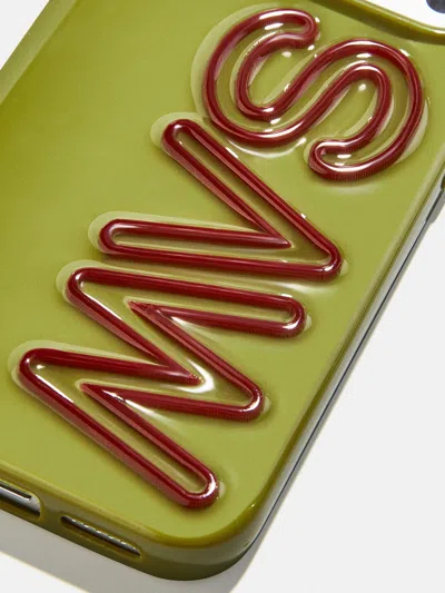 Baublebar Fine Line Custom Iphone Case In Green