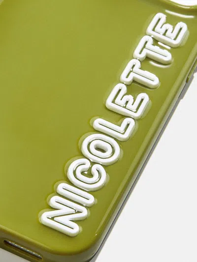 Baublebar Fine Line Custom Iphone Case In Green