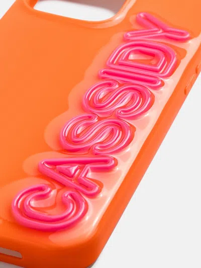 Baublebar Fine Line Custom Iphone Case In Orange