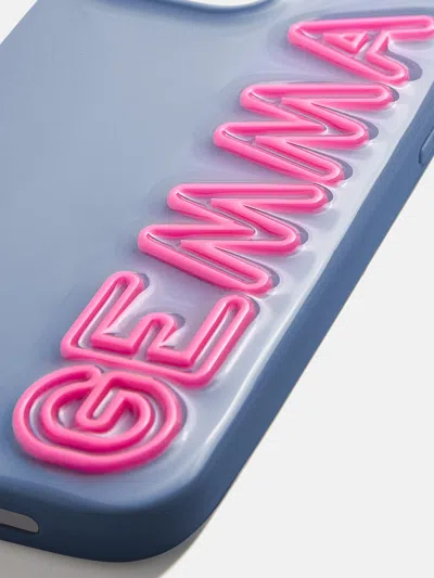 Baublebar Fine Line Custom Iphone Case In Blue
